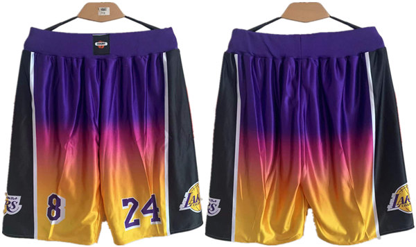 Men's Los Angeles Lakers Purple/Yellow Shorts
