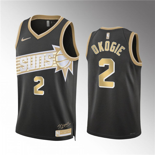 Men's Phoenix Suns #2 Josh Okogie 2024 Select Series Stitched Basketball Jersey