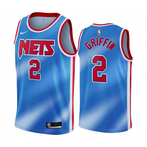 Men's Brooklyn Nets #2 Blake Griffin Blue Stitched NBA Jersey