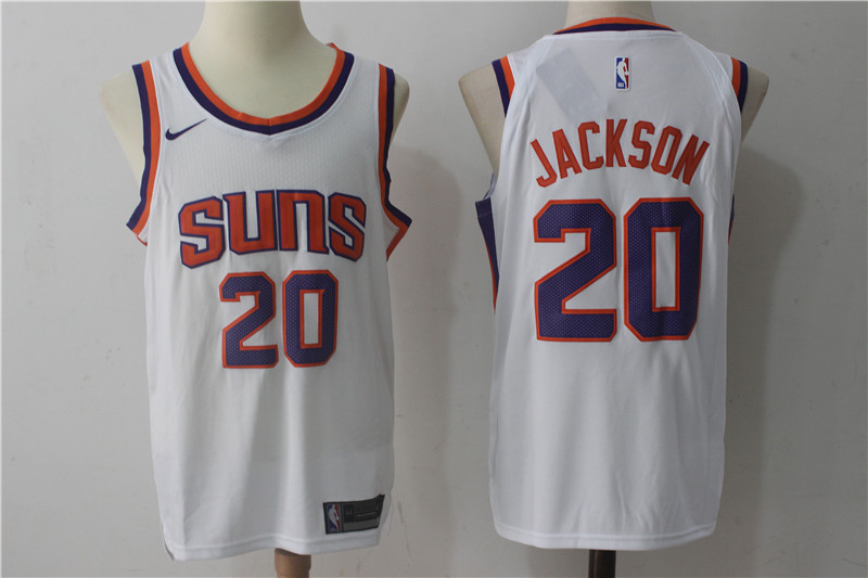 Men's Nike Phoenix Suns #20 Josh Jackson White Stitched NBA Jersey