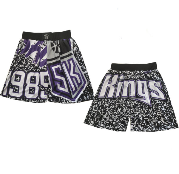Men's Sacramento Kings Shorts(Run Small)