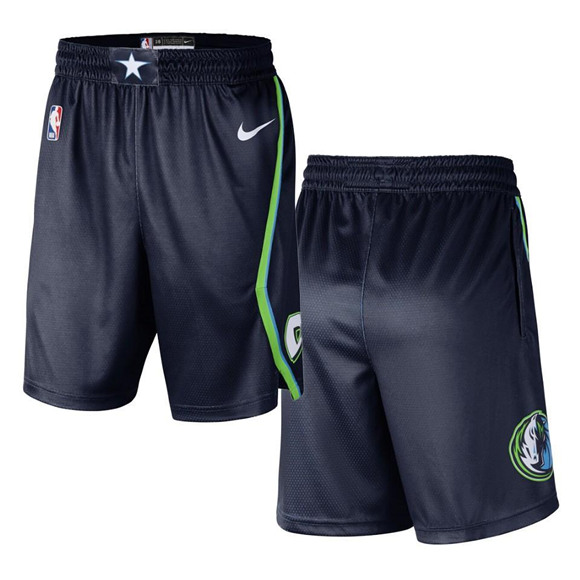 Men's Dallas Mavericks Navy Shorts (Run Smaller)