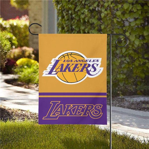 Los Angeles Lakers Double-Sided Garden Flag 001 (Pls check description for details)