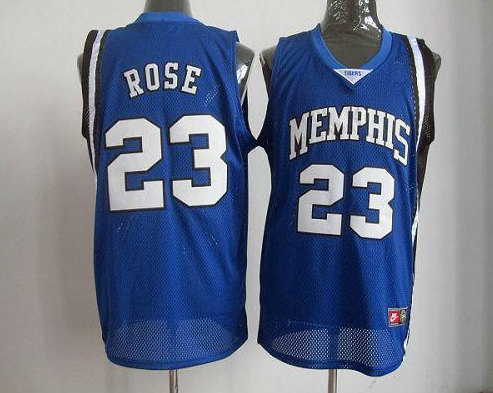 Men's Memphis Tigers Active Player Custom Blue Stitched Jersey