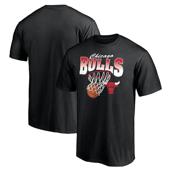 Men's Chicago Bulls Black Basketball T-Shirt