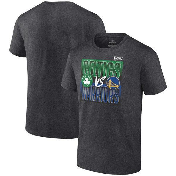 Men's Boston Celtics vs. Golden State Warriors 2022 NBA Finals Gray T-Shirt
