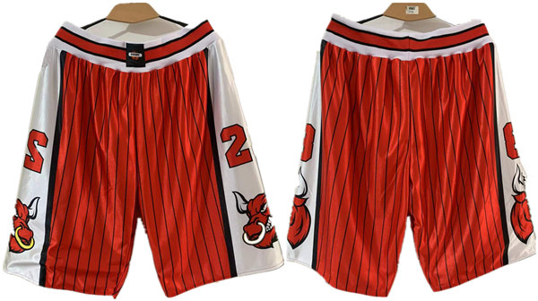 Men's Chicago Bulls Red Shorts (Run Small)
