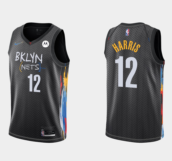 Men's Brooklyn Nets #12 Joe Harris Stitched NBA Jersey