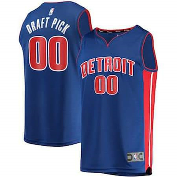 Detroit Pistons Customized Navy Stitched NBA Jersey