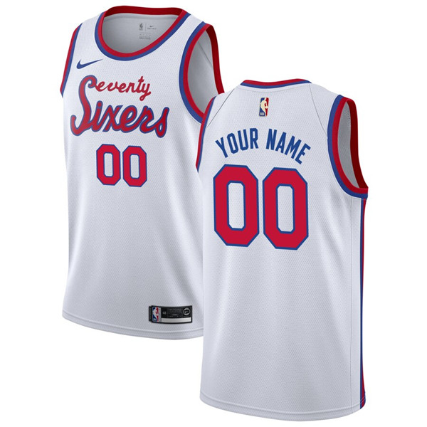 Philadelphia 76ers Customized Stitched NBA Jersey