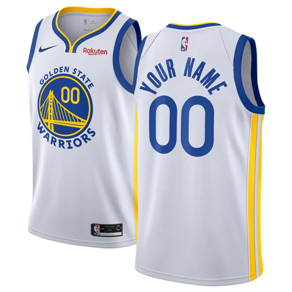 Men's Golden State Warriors Active Player Custom Stitched NBA Jersey