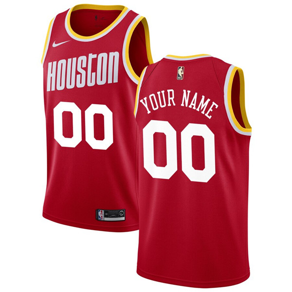Men's Houston Rockets Active Player Custom Stitched NBA Jersey
