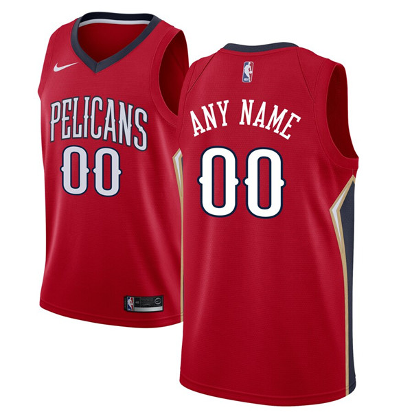 Men's New Orleans Pelicans Active Player Custom Stitched NBA Jersey