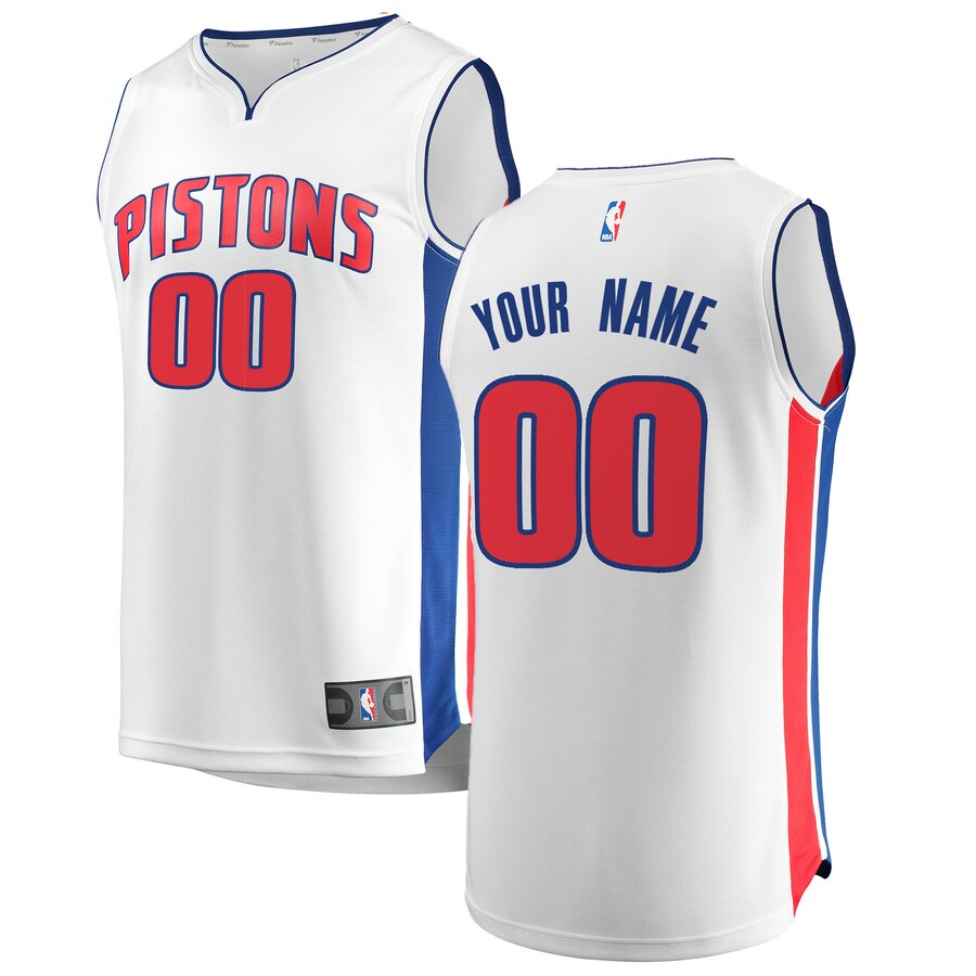 Detroit Pistons Customized Stitched NBA Jersey