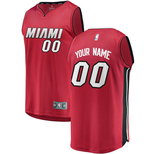 Men's Miami Heat Active Player Custom Stitched NBA Jersey
