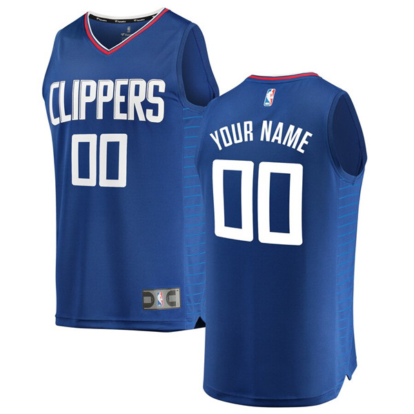 Men's Los Angeles Clippers Active Player Custom Stitched NBA Jersey