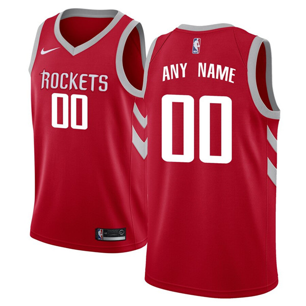 Men's Houston Rockets Active Player Custom Stitched NBA Jersey