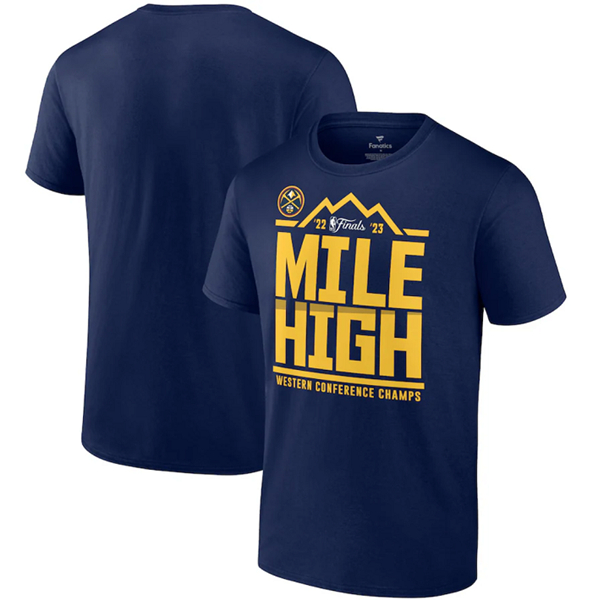Men's Denver Nuggets 2023 Western Conference Champions Spin Hometown Mantra T-Shirt