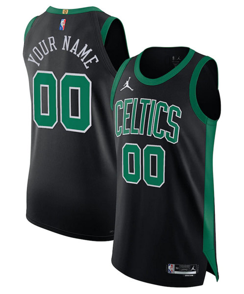 Men's Boston Celtics Active Player Custom Black 2021/22 Stitched Jersey