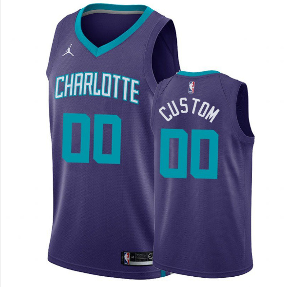 Charlotte Hornets Customized Stitched NBA Jersey