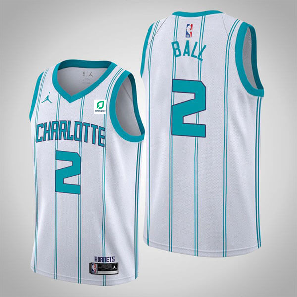 Men's Charlotte Hornets #2 LaMelo Ball White NBA Stitched Jersey