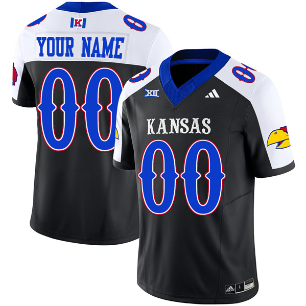 Men's Kansas Jayhawks ACTIVE PLAYER Custom Alternate 2023 F.U.S.E. Vapor Limited Stitched Jersey