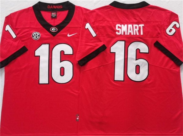 Gonzaga Bulldogs #16 Smart Red Stitched Jersey