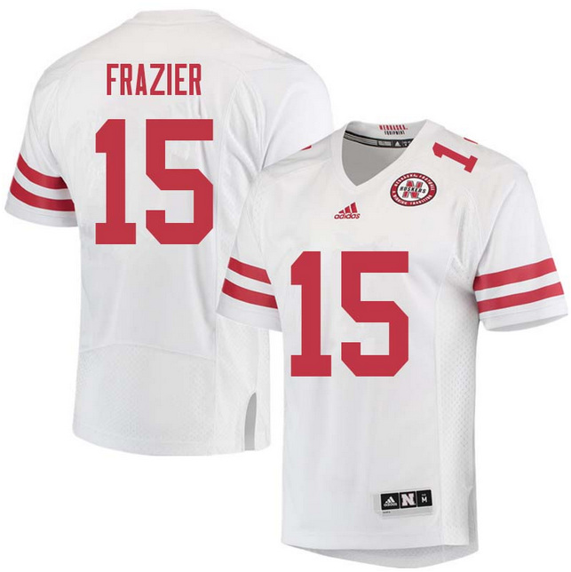 Cornhuskers #15 Tommie Frazier White Stitched NCAA Jersey