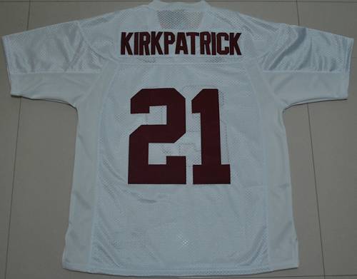 Crimson Tide #21 Dre Kirkpatrick White Stitched NCAA Jersey