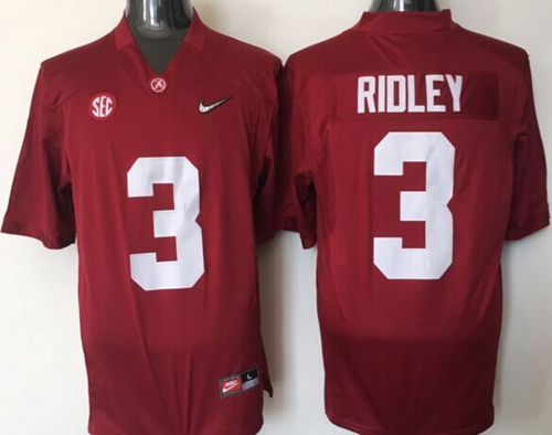 Crimson Tide #3 Calvin Ridley Red 2016 National Championship Stitched NCAA Jersey