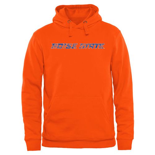 Boise State Broncos Classic Wordmark Pullover Hoodie Orange