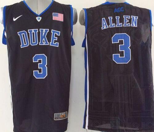 Blue Devils #3 Grayson Allen Black Basketball Stitched NCAA Jersey