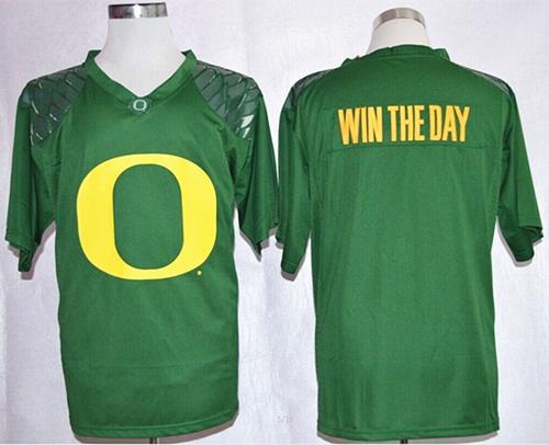 Ducks Win The Day Green Pride Fashion Stitched NCAA Jersey