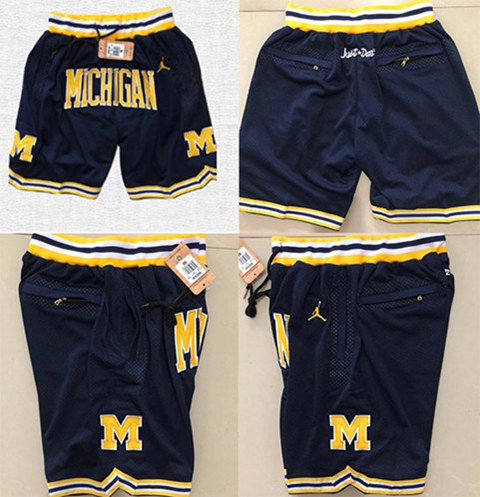 Michigan Wolverines Jordan Basketball Lavy Shorts