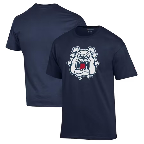 Men's Fresno State Bulldogs Navy Champion T-Shirt