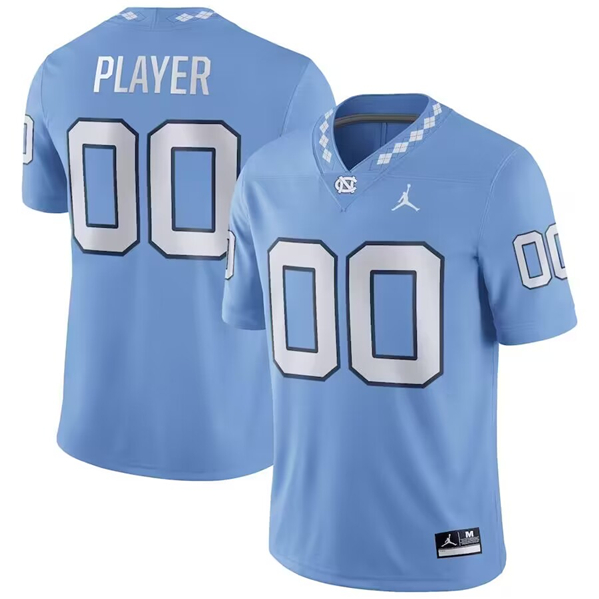 Men's North Carolina Tar Heels Active Player Custom Blue Football Stitched Jersey