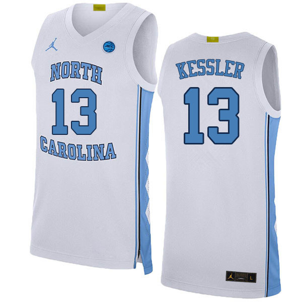 Men's North Carolina Tar Heels #13 Walker Kessler White Stitched NCAA Jersey