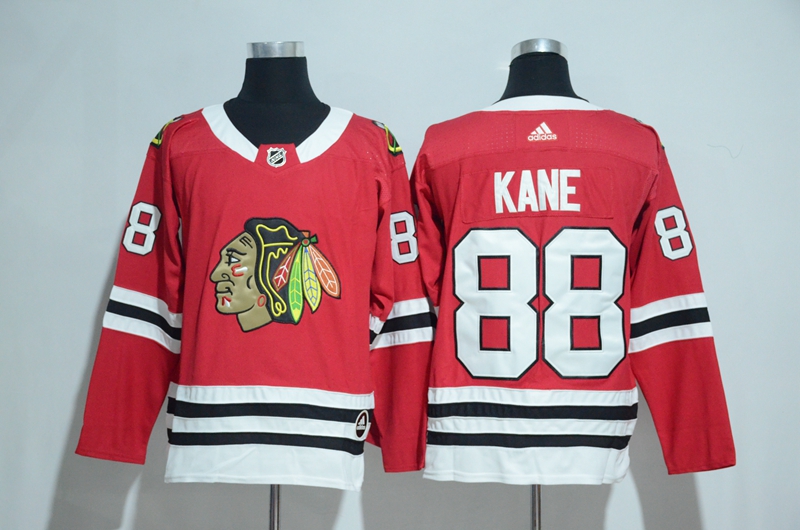 Men's Chicago Blackhawks #88 Patrick Kane Red Adidas Stitched NHL Jersey