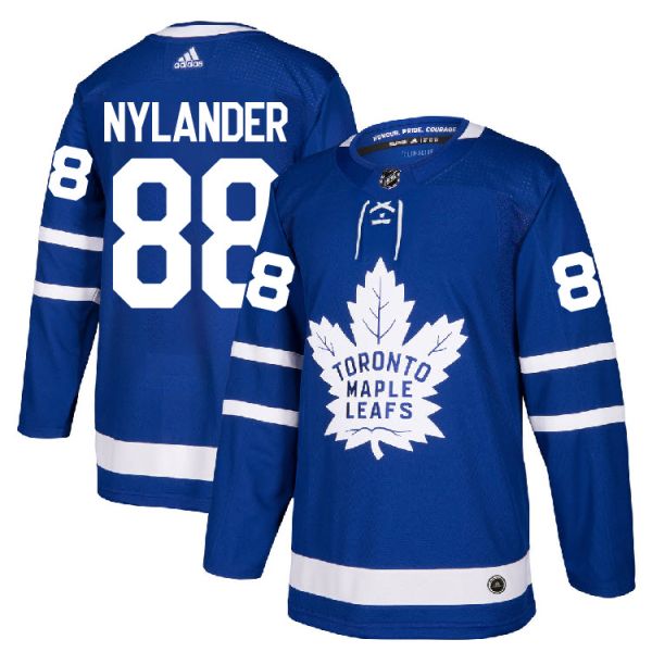 Men's Toronto Maple Leafs #88 William Nylander Blue Stitched NHL Jersey