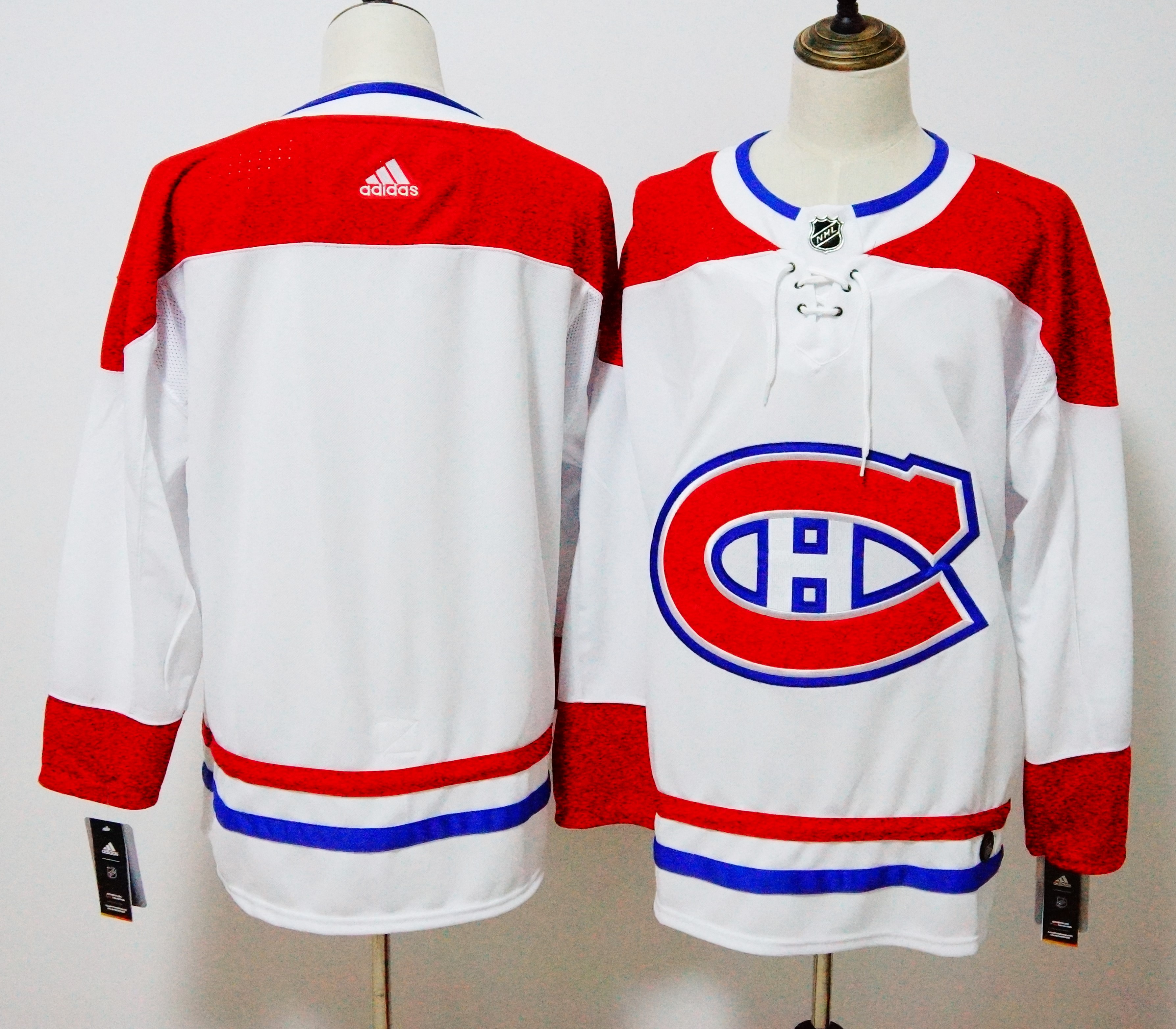 Men's Adidas Montreal Canadiens White Stitched NHL Jersey