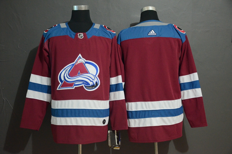 Men's Colorado Avalanche Burgundy Stitched NHL Jersey