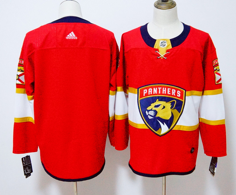 Men's Adidas Florida Panthers Red Stitched NHL Jersey
