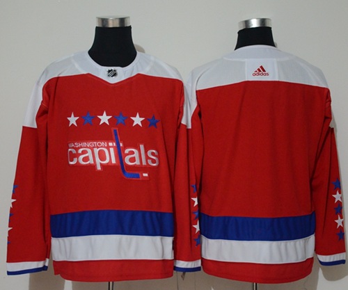 Men's Washington Capitals Red Stitched NHL Jersey