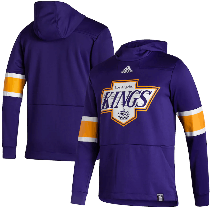 Men's Los Angeles Kings Purple Pullover Hoodie