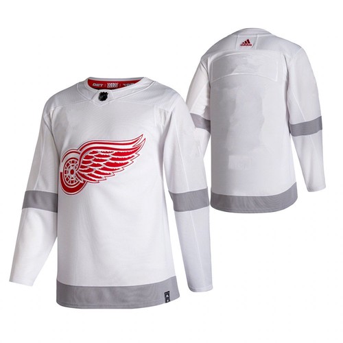 Men's Adidas Detroit Red Wings White 2020-21 Reverse Retro Stitched NHL Jersey