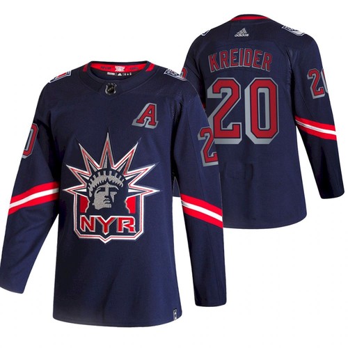 Rangers #20 Chris Kreider Stitched NHL Jersey [NHL_New_York_Rangers ...