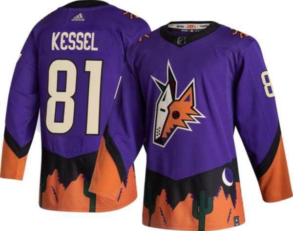 Men's Arizona Coyotes #81 Phil Kessel Purple 2020-21 Reverse Retro Stitched NHL Jersey