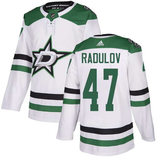 Men's Dallas Stars #47 Alexander Radulov White Stitched NHL Jersey
