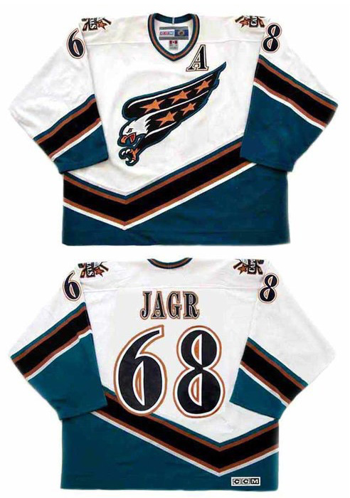 Men's Washington Capitals #68 Jaromir Jagr Stitched NHL Jersey