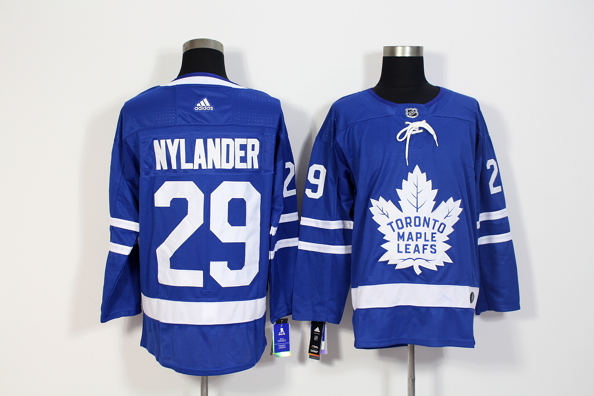 Men's Adidas Toronto Maple Leafs #29 William Nylander Blue Stitched NHL Jersey